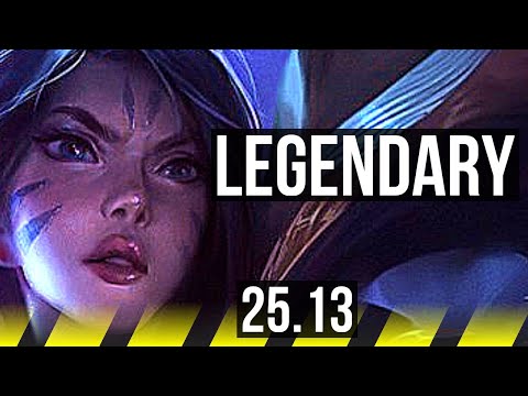 KAI'SA & Elise vs CASSIOPEIA & LeBlanc (ADC) | 7 solo kills, Legendary | KR Grandmaster | 25.13