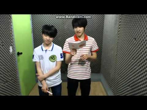 130508 SEVENTEEN TV Jisoo,Wonwoo & Chan reading letter