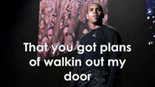 Chris Brown - Last To Know W/Lyrics