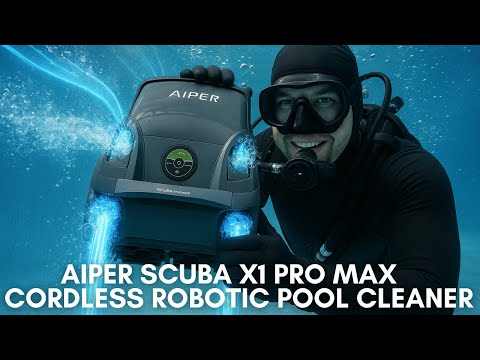 Робот-пылесос Aiper Scuba X1 Pro Max для бассейнов до 300 м³ (дно, стены, ватерлиния, поверхность) - фото 2 - id-p2679565506