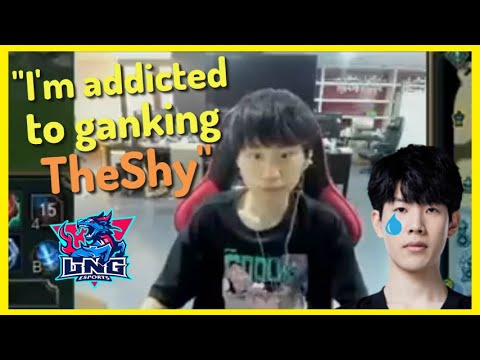 Doinb camps TheShy, because he knows TheShy is easy to gank #lpl