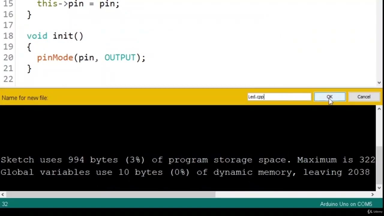 14 Create a Cpp file - Separate the Interface from the Implementation