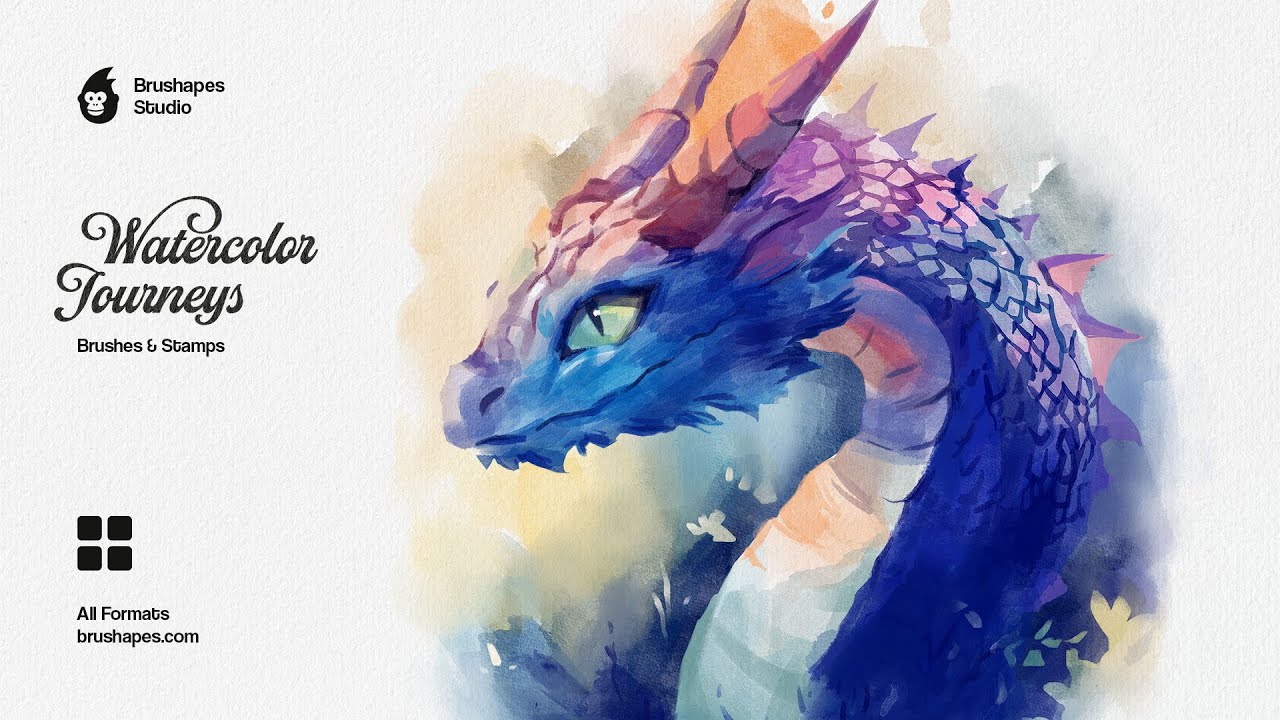 How to Use Watercolor Journeys Procreate Brushes