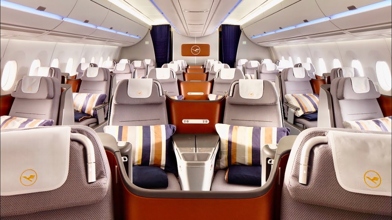 Lufthansa Airbus A350 Business Class from Munich to New Delhi