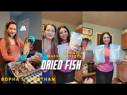 Khmer Dried Fish - Meet The Seller in Lowell MA - Order Here @BophaJonathansAdventureShow
