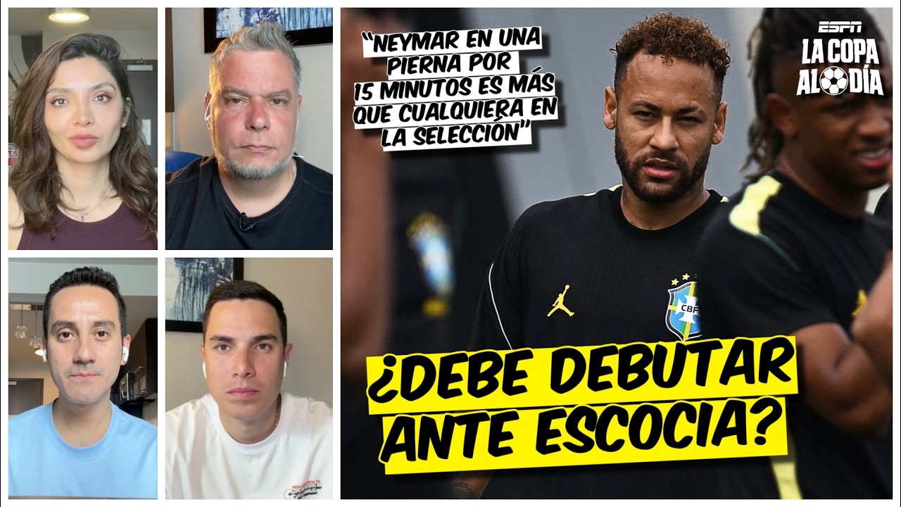 NEYMAR está LISTO para enfrentar a ESCOCIA, ¿buena o MALA noticia? | La Copa al Día