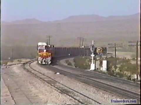 Classic Railroad Series 62 - ATSF at Pisgah, CA December 23, 1993