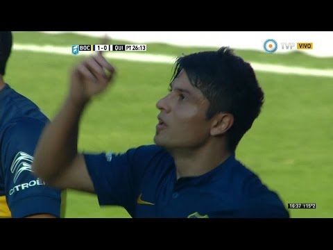 Gol de Palacios. Boca 1 - Quilmes 0 | Primera División 2015 - Fecha 17