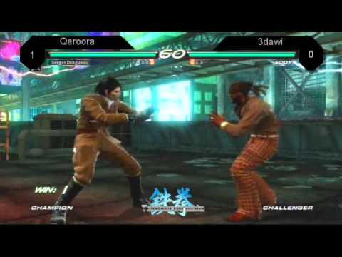 TekkenArabia T4 - Qaroora ( Dragunov ) vs. 3dawi ( Eddy ) - Round  8 W