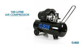 SGS 100 Litre Air Compressor