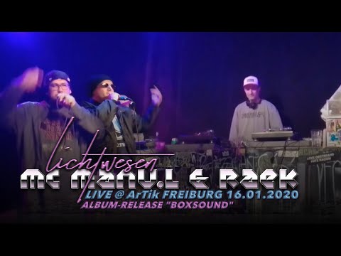 MC MANU.L & RAEK LIVE @ArTik Freiburg (ALBUM-RELEASE "BOXSOUND") [16.01.2020]
