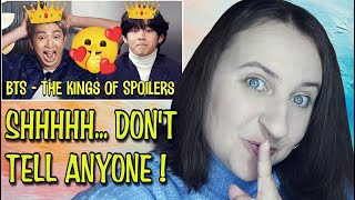 BTS Being The Kings of Spoilers REACTION 🤫💜