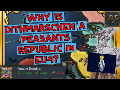 Why is DITHMARSCHEN a PEASANTS REPUBLIC in EU4?
