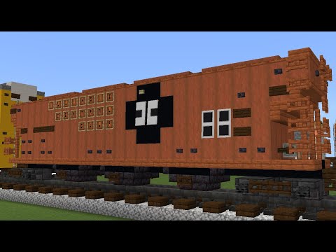 Crazy Train Build - Shockingly Unique Minecrafting Tutorial
