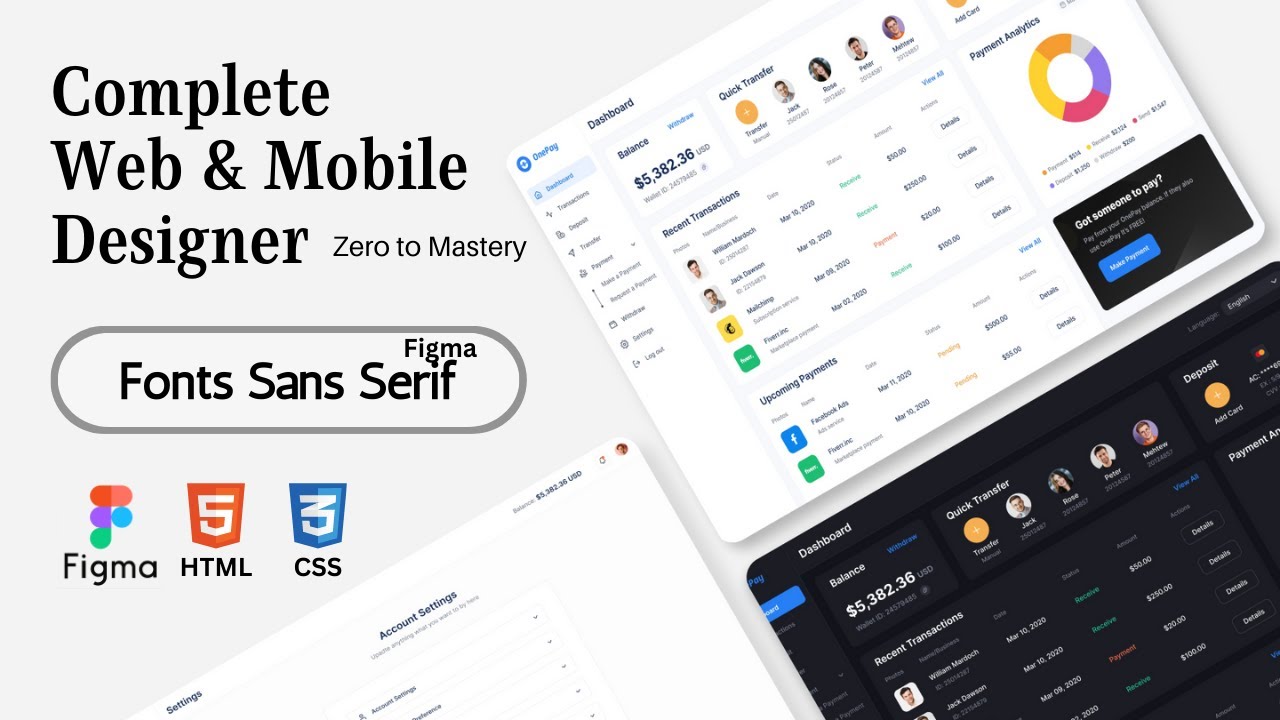Fonts Sans Serif | Figma Course for UI/UX Beginners