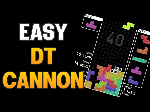 How to do the DT Cannon in Tetris [Tetr.io Rank S]