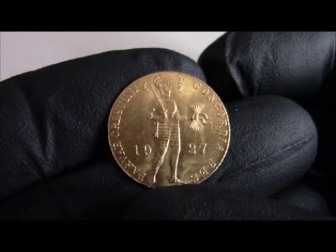 Gold coin review. The Netherlands 1 Ducat.
