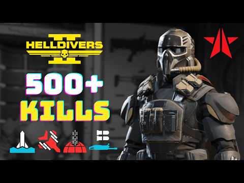 Helldivers 2: Bots SOLO Max Dificulty Gameplay - Belt-Fed Grenade Launcher Build