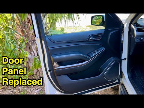 How to remove & replace door panel - Chevy Tahoe, Suburban, Silverado, GMC Yukon, Sierra.