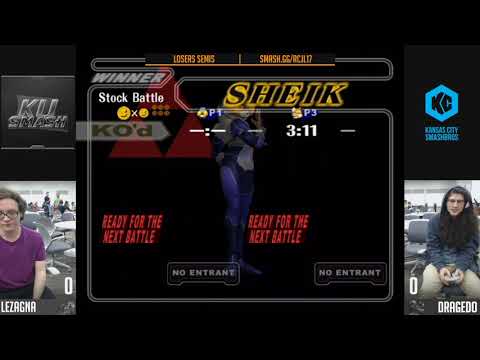 RCJL #17 SSBM - Lezagna (Sheik) Vs. Dragedo (Samus, Fox) Losers Finals