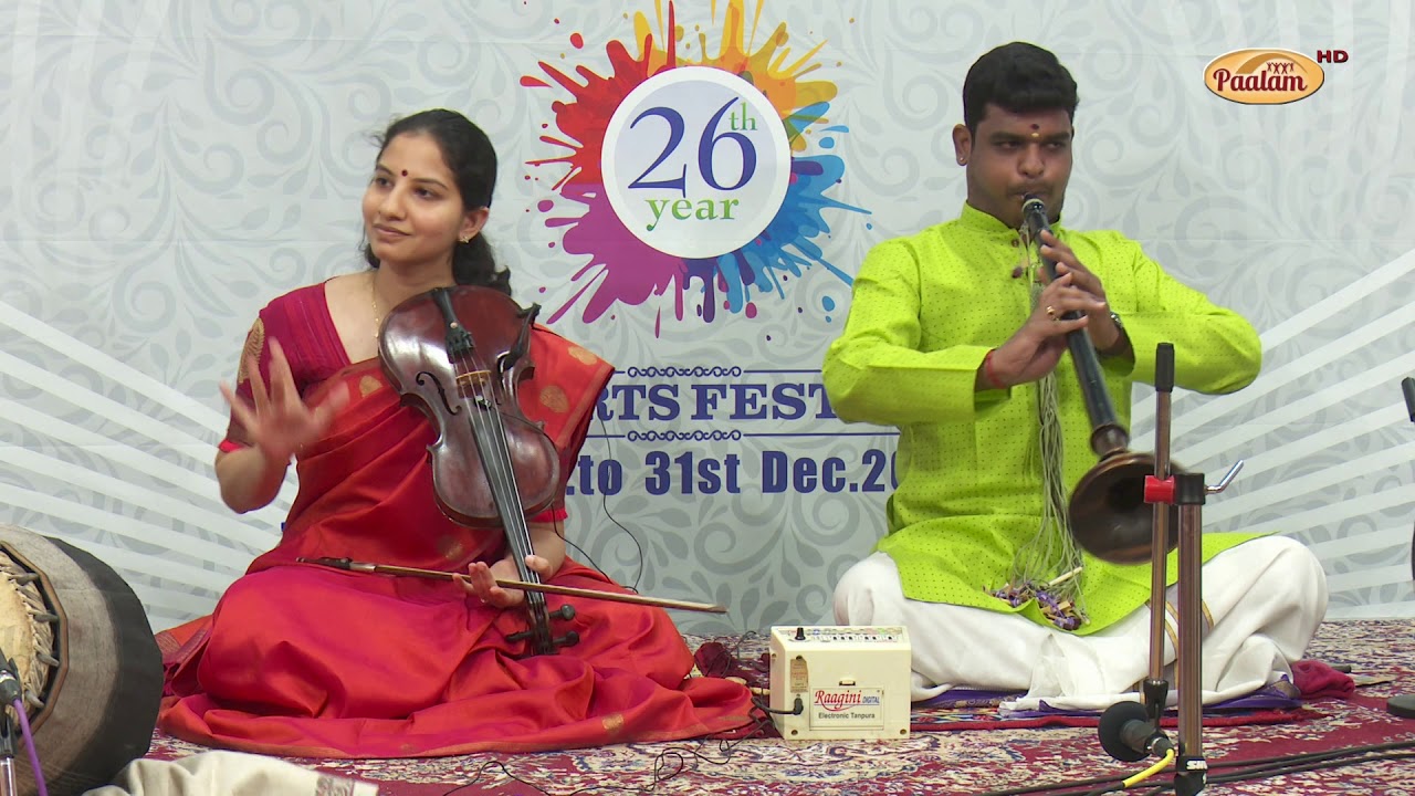 A Carnatic Quartet  - Violin, Nadaswaram, Mridangam & Tavil  – Mudhra’s 26th Fine Arts Festival