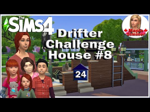 A Proposal 💍 & a Birthday! 🎂 Pt 24: Drifter Challenge House #8 (Sims 4)