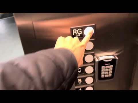 MITSUBISHI MOD!! Westinghouse Traction Elevators | Kaiser Center Garage | Oakland, CA