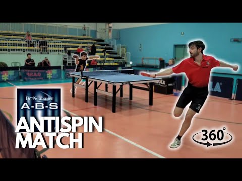 FRICTIONLESS ANTISPIN vs Aggressive Player ☄️ | Dr. Neubauer A-B-S | Table Tennis Match