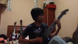 Video thumbnail for Dean custom 850x 8 string Guitar review Shredder song is "skizofrenia autopsy" by Ovan Stavianus
