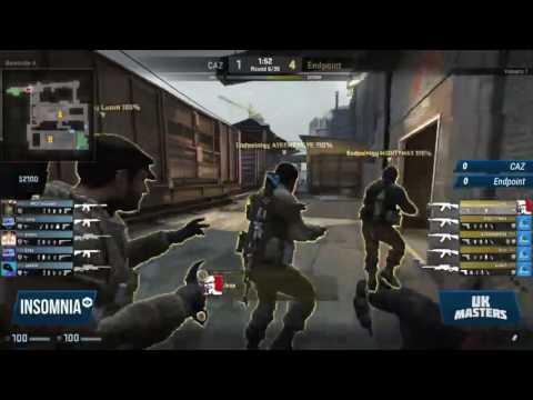 [UKCSGO] 03.12.2016 - Endpoint vs CAZ @ UK Masters S2 Semi-Final Map 1
