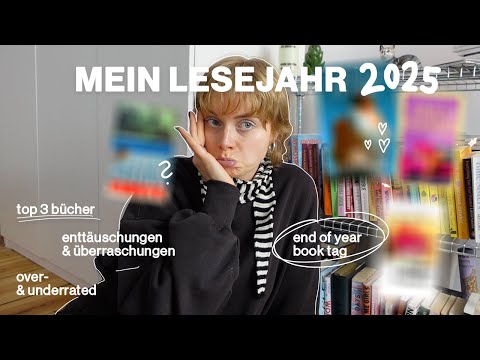 2025 READING WRAP UP 💫 end of year book tag, top 3 bücher, enttäuschungen & überraschungen | imina