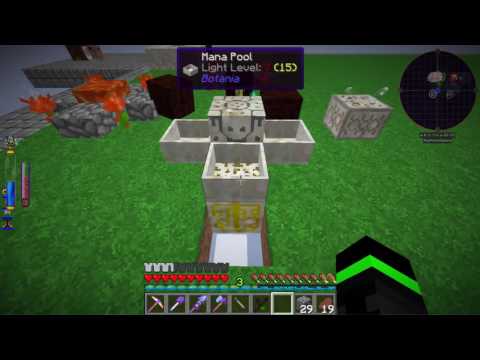 Minecraft Modded Survival world: simply magic EP 20: botania gadgets, mana distributor