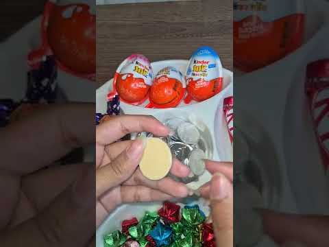 silver coins  white chocolate  unboxing