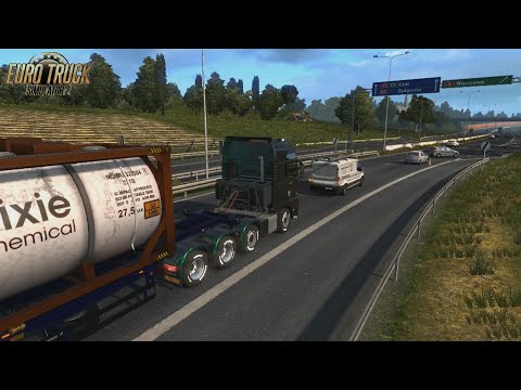Euro Truck Simulator 2: 1.37 + ProMods 2.46 + Rusmap 2.1: Gdansk-Ostroleka #116