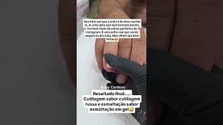 Nova técnicas de cutilagem e esmaltação