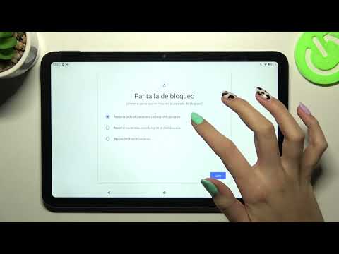 Cómo poner PIN, patrón o contraseña en NOKIA T20 - bloquear pantalla
