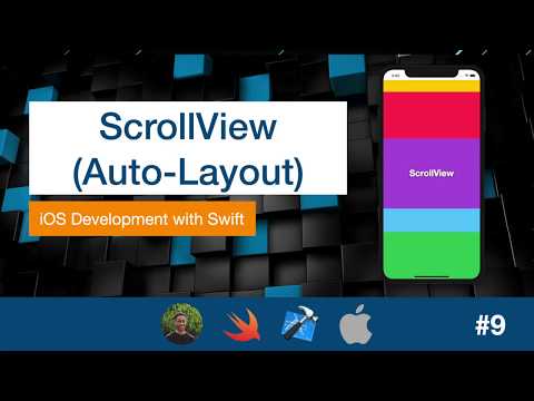 iOS Dev 9: ScrollView using AutoLayout | Swift 5, XCode 11
