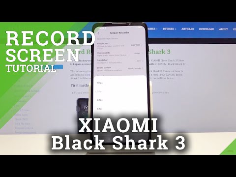 How to Record Screen in XIAOMI Black Shark 3 – Find Screen Recorder