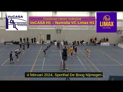 VoCASA H1 - Limax H1, 4 feb 2024, De Boog Nijmegen [Remastered] Volleybal Eredivisie