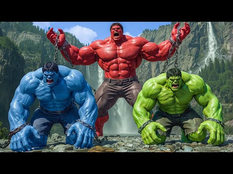 BLUE HULK vs HULK EPIC BATTLE! However, RED HULK Unexpected SAVE Changes Everything!