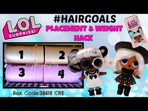 LOL Surprise HAIRGOALS Full Box Makeover Series 5 Unboxing Ball Placement & Weight Hacks Top Layer