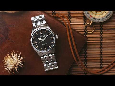 KNIS Watches Retro Modern Black - Sandwich Dial 38mm Automatic