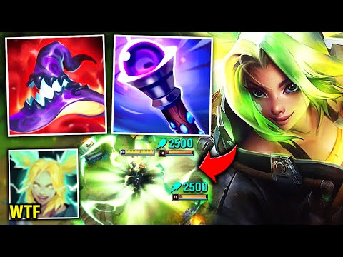 Zeri but I'm a full AP Mage who ONE SHOTS you (2500 damage Ults)