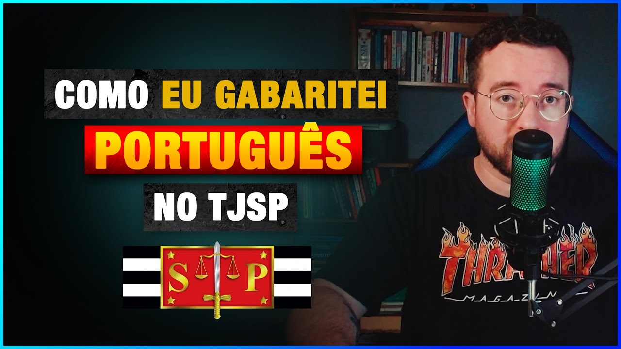 Gabarite PORTUGUÊS no TJSP fazendo apenas isso