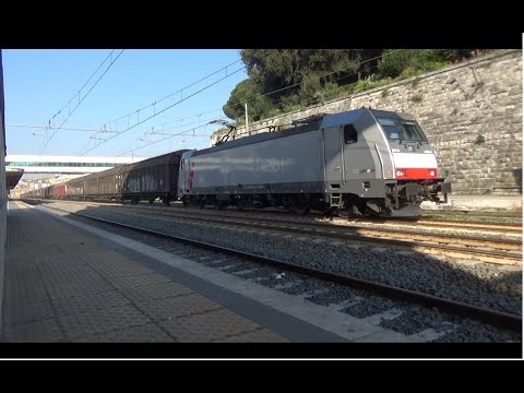 E483.311 di Akiem con Chiasso Smistamento - Roma Smistamento di DB, in transito a Roma Ostiense!