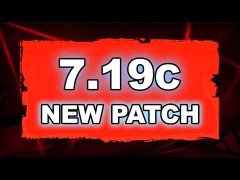 Dota 2 NEW 7.19c UPDATE - Main Changes!