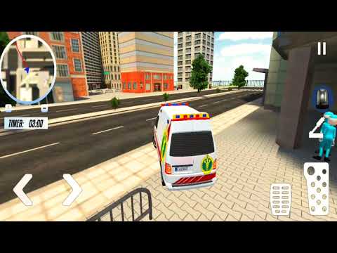 Stickman Ambulance Roof Jumping  Roooftop Stunts | Android iOS Gameplay | #1