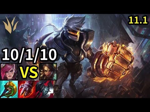 Vi Jungle vs Graves - KR Master | Patch 11.1