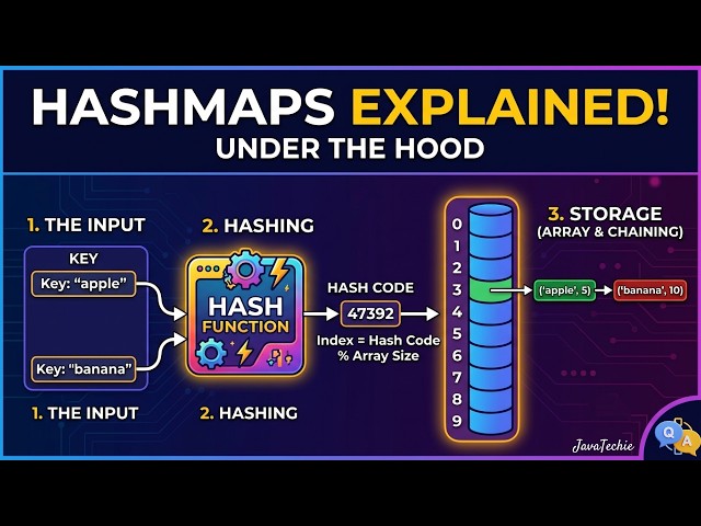 How HashMap Internally Works in Java With Animation | Popular Java Interview QA | Java Techie