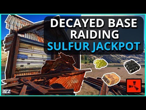 RUST DECAYED BASES GIVE JACKPOT SULFUR PROFIT!!! Rust SOLO Survival Gameplay Ep5